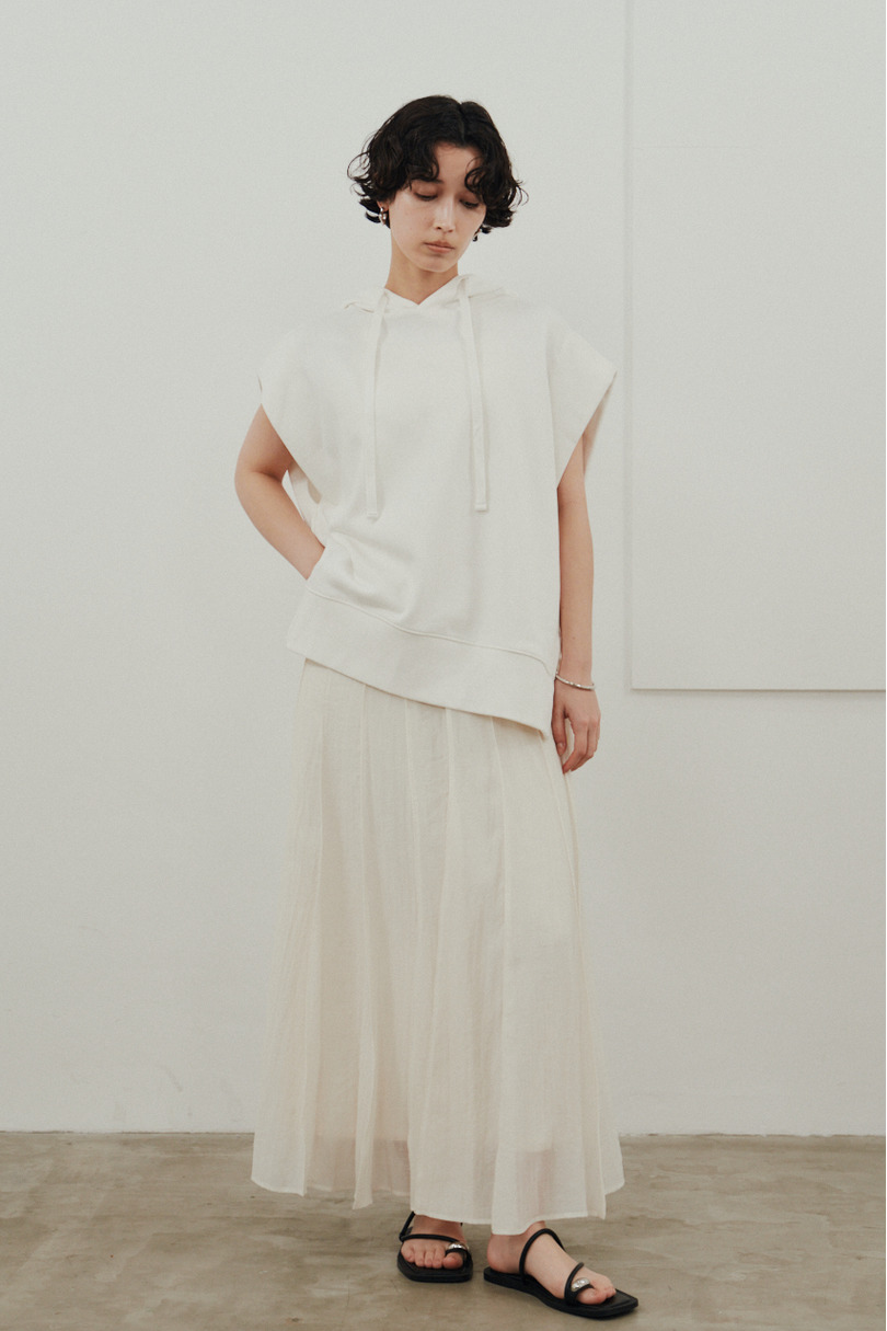 ルーズフーディーカットトップ