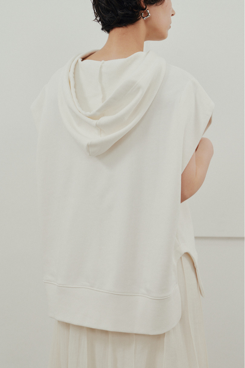 ルーズフーディーカットトップ 詳細画像 WHT 10