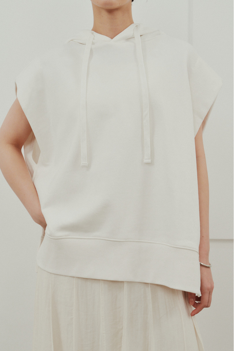 ルーズフーディーカットトップ 詳細画像 WHT 4