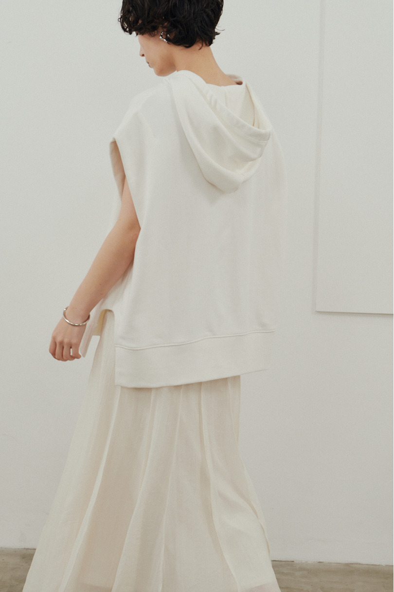 ルーズフーディーカットトップ 詳細画像 WHT 5