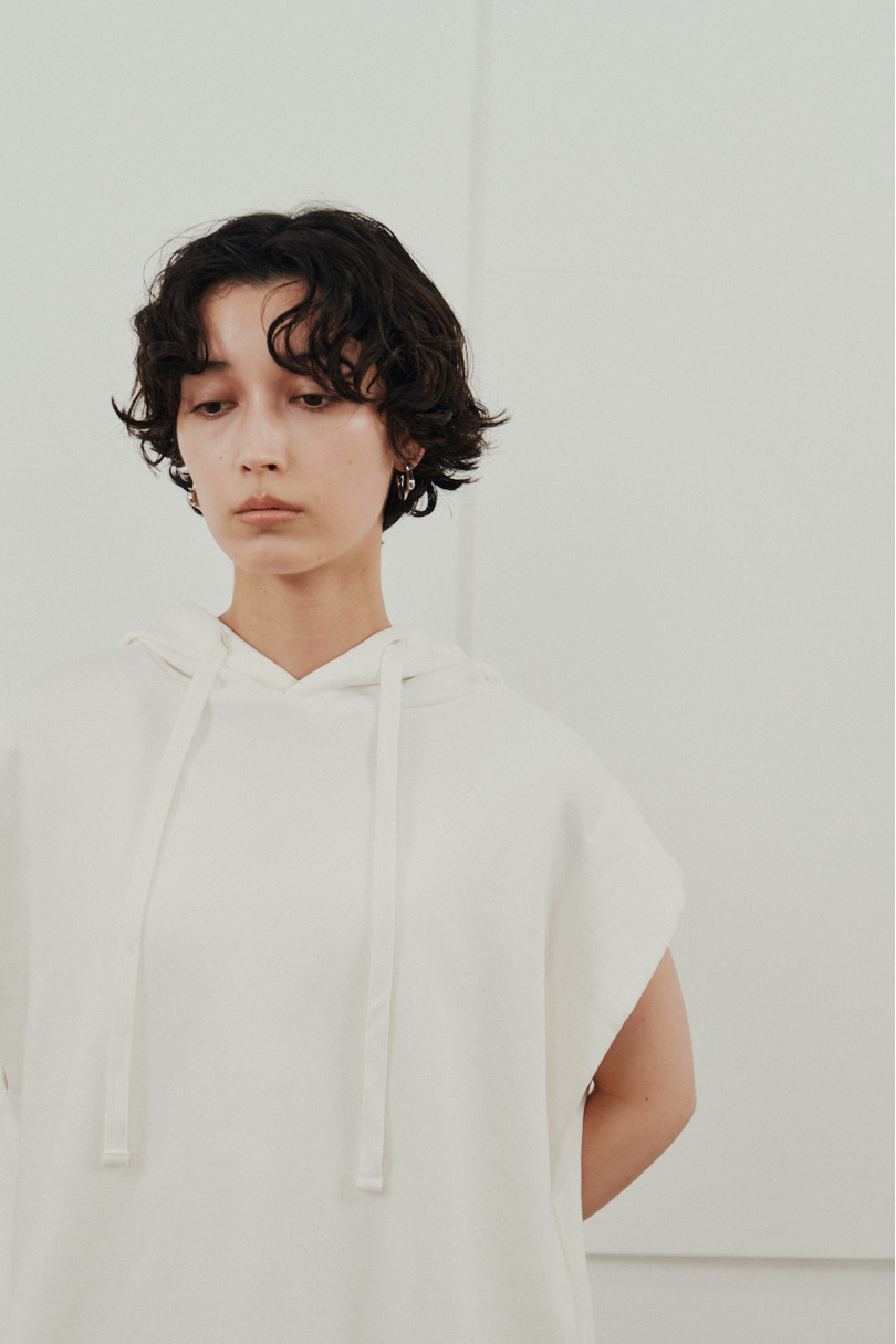 ルーズフーディーカットトップ 詳細画像 WHT 8