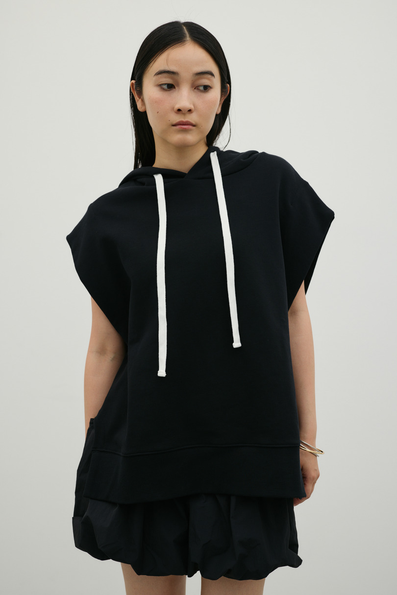 ルーズフーディーカットトップ 詳細画像 BLK 4