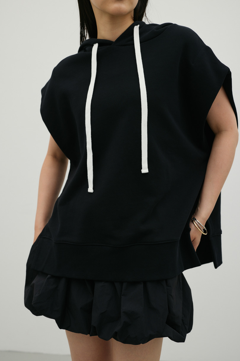 ルーズフーディーカットトップ 詳細画像 BLK 6