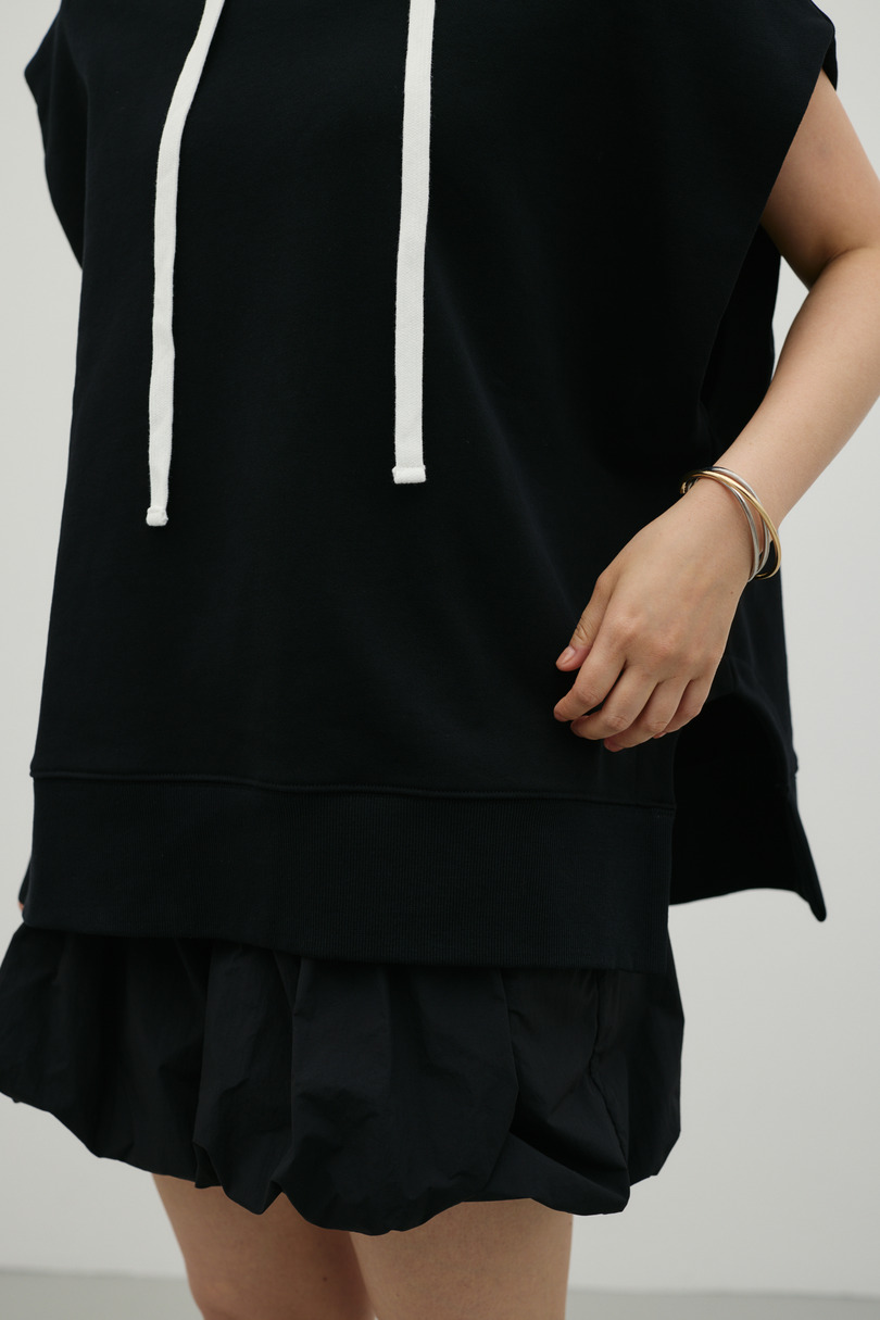 ルーズフーディーカットトップ 詳細画像 BLK 8