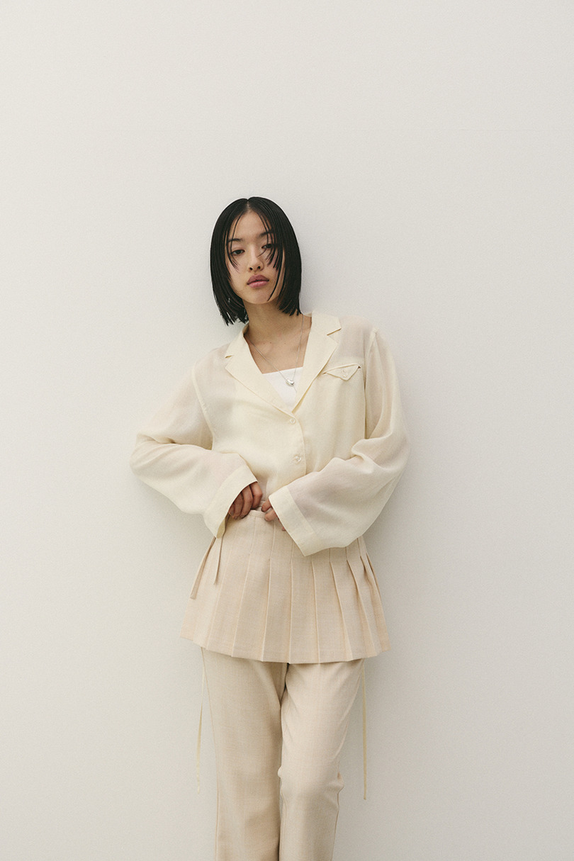 テーラーカラーオープンシャツ