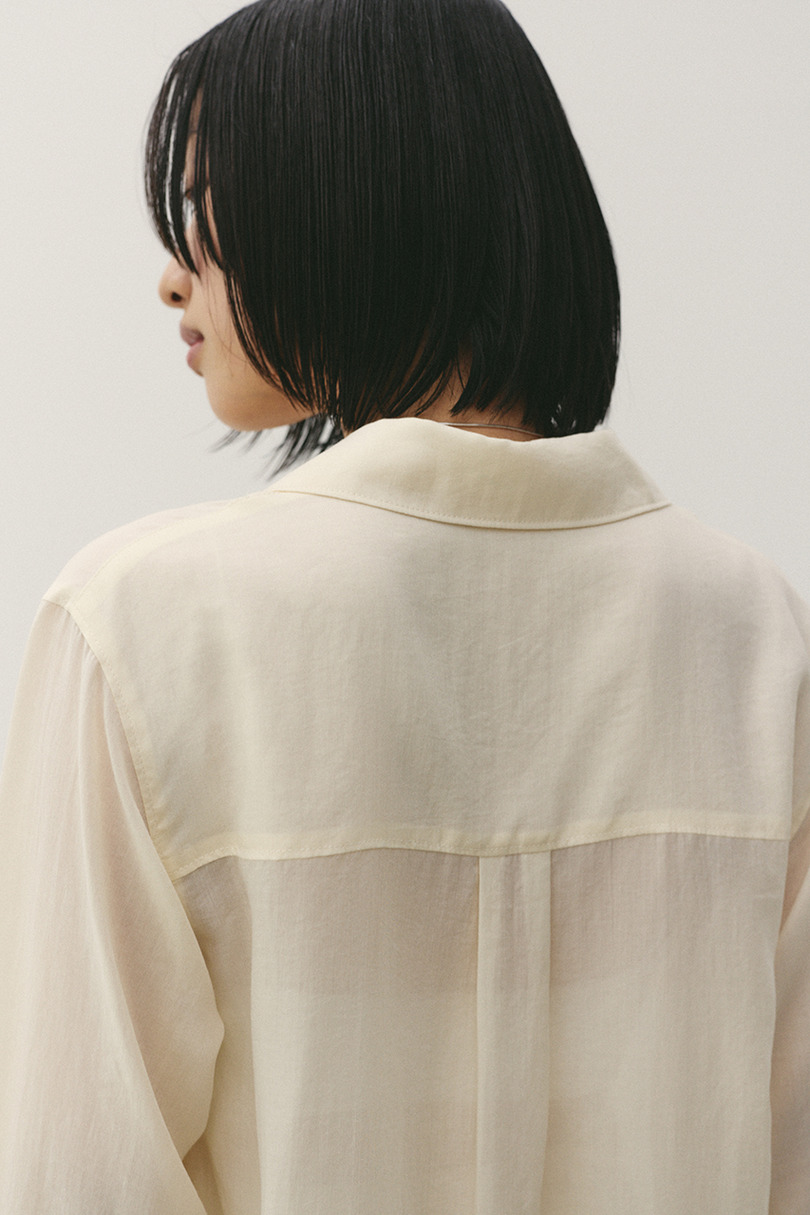 テーラーカラーオープンシャツ 詳細画像 IVOY 11