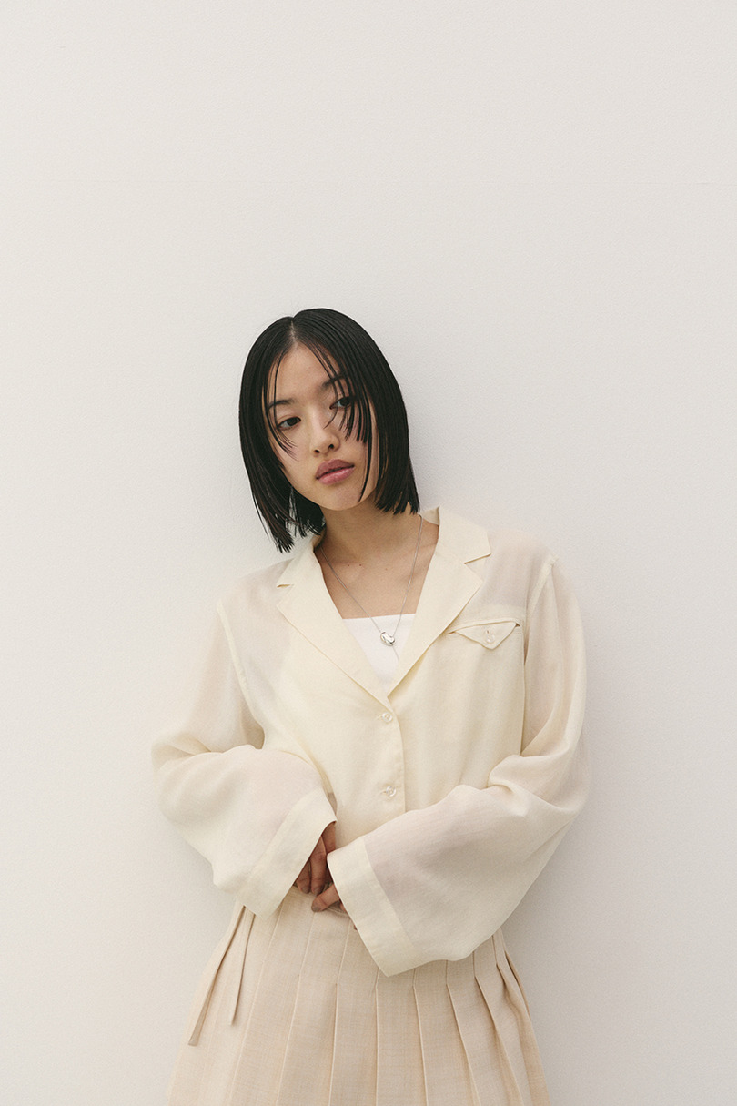 テーラーカラーオープンシャツ 詳細画像 IVOY 5