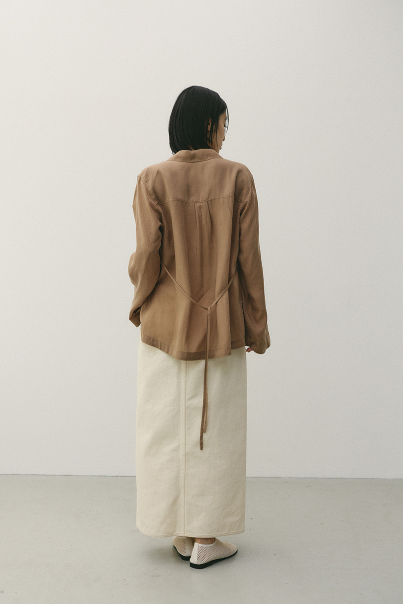 テーラーカラーオープンシャツ 詳細画像 L/BRN 10