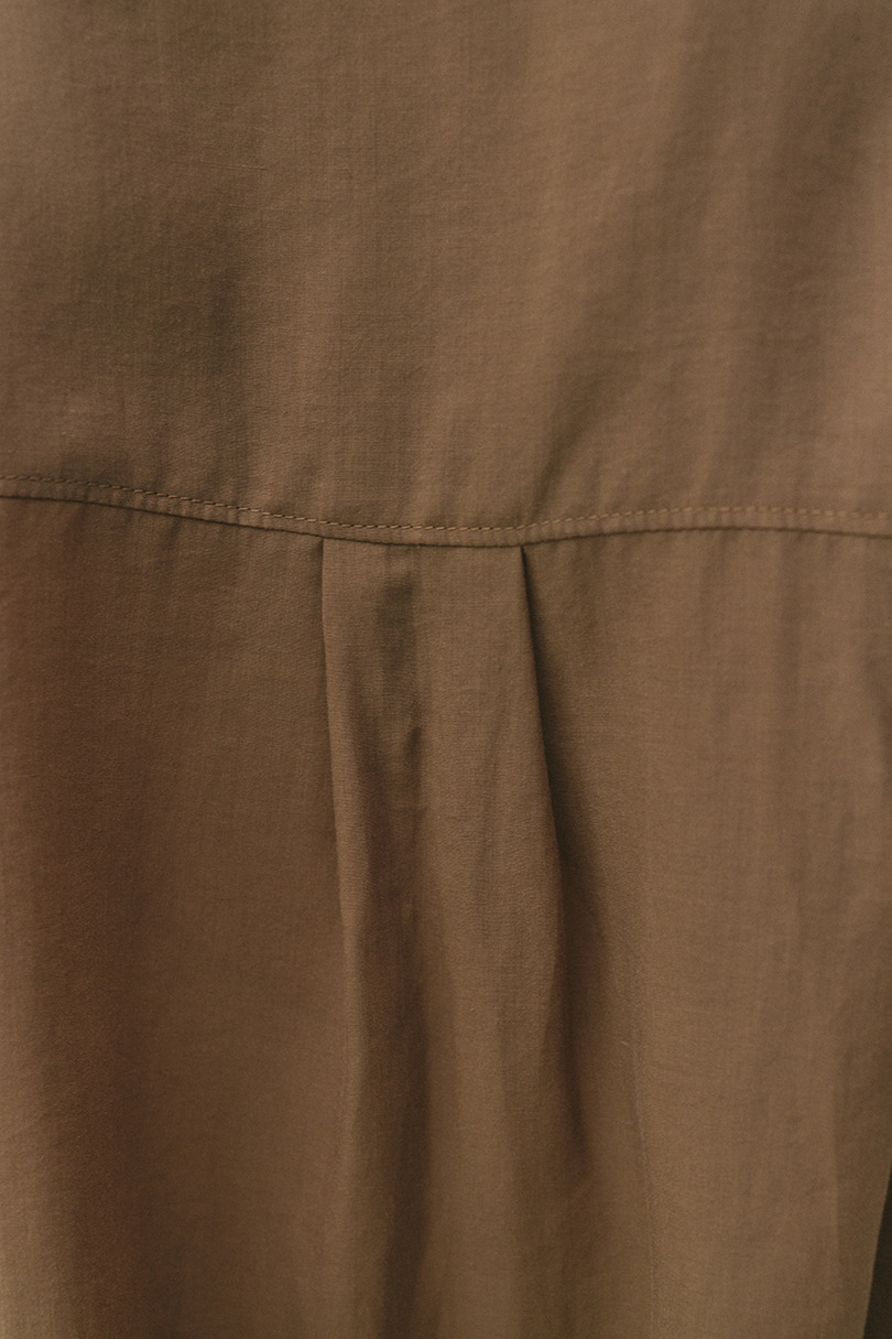 テーラーカラーオープンシャツ 詳細画像 L/BRN 17