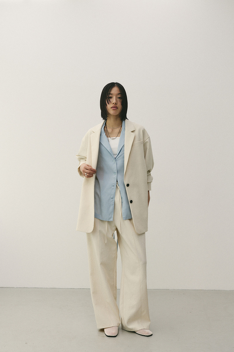 テーラーカラーオープンシャツ 詳細画像 SAX 2