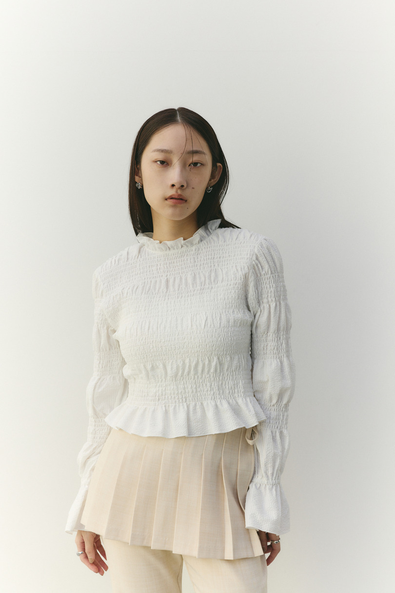 サッカーシャーリングトップ 詳細画像 WHT 5