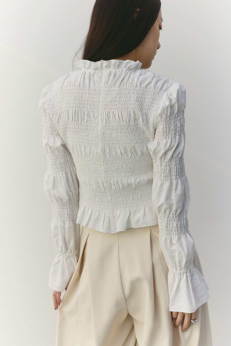 サッカーシャーリングトップ 詳細画像 WHT 7