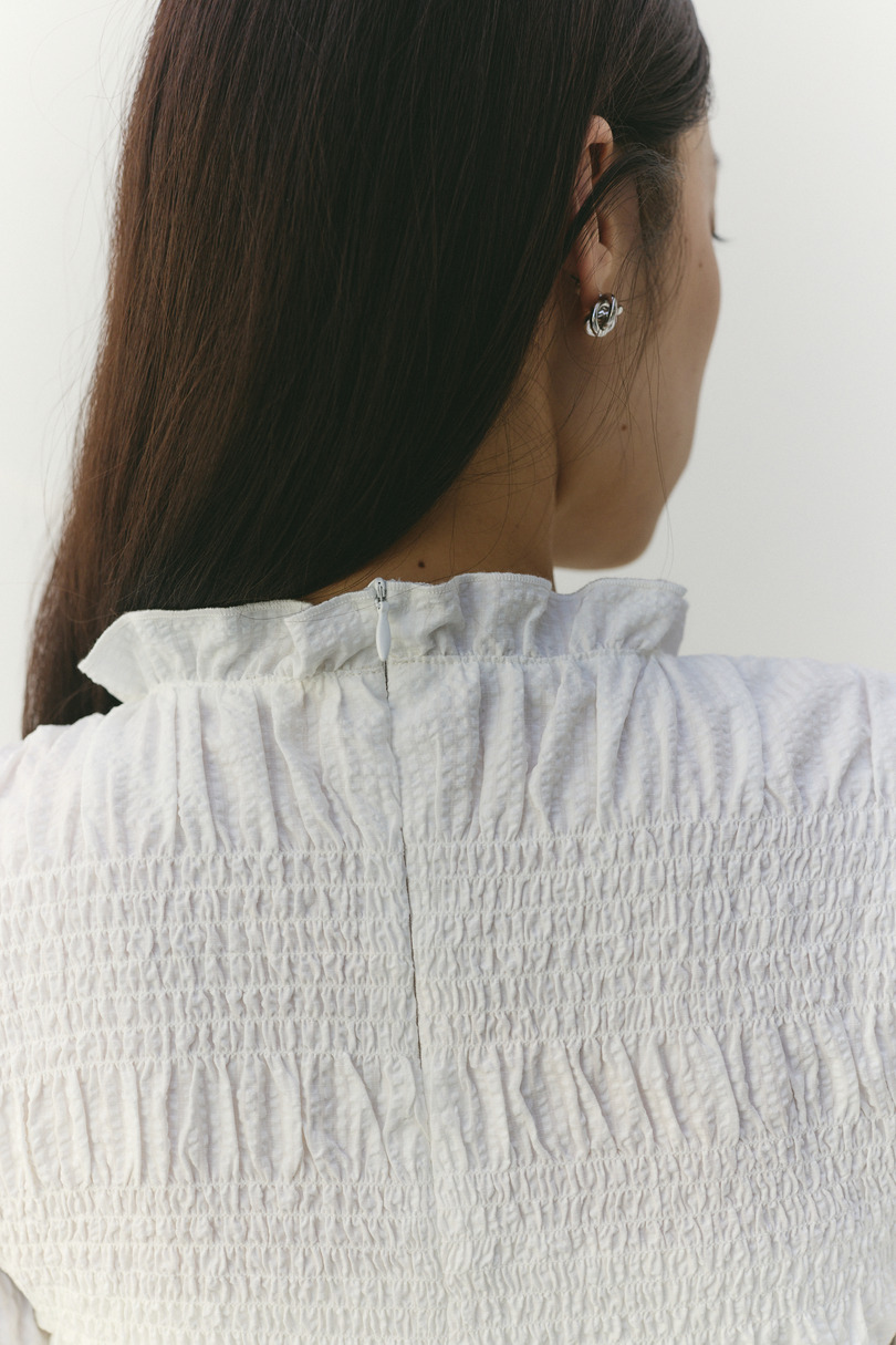 サッカーシャーリングトップ 詳細画像 WHT 9