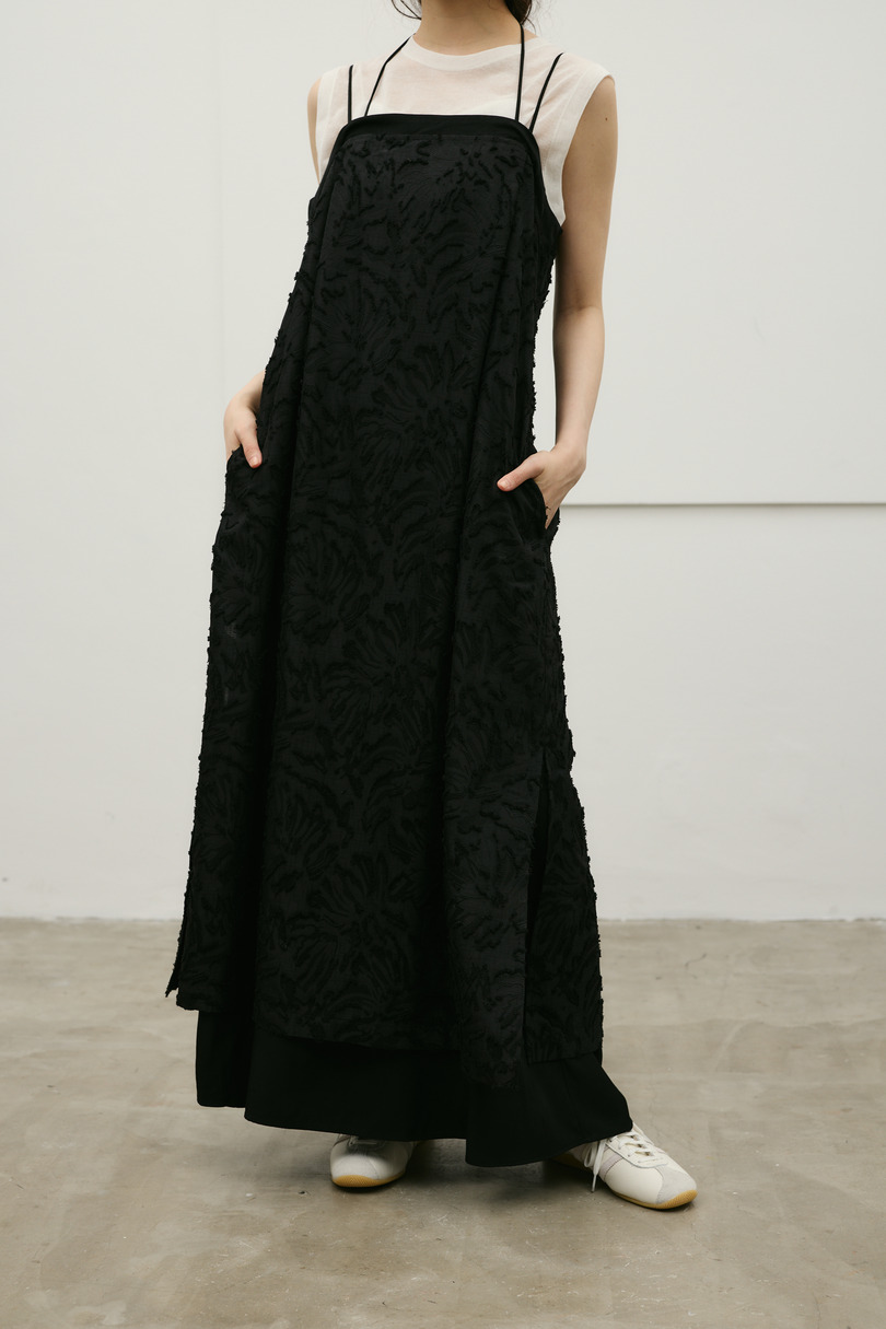 フラワーレースキャミワンピース