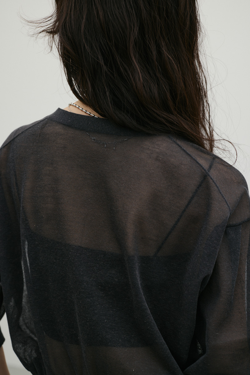シアーフォルムニットカーデ 詳細画像 C.GRY 10