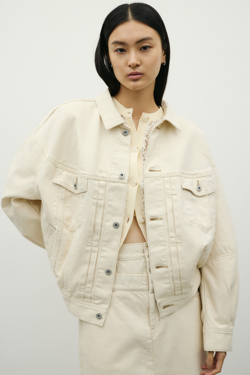 フォルムデニムジャケット 詳細画像 IVOY 2