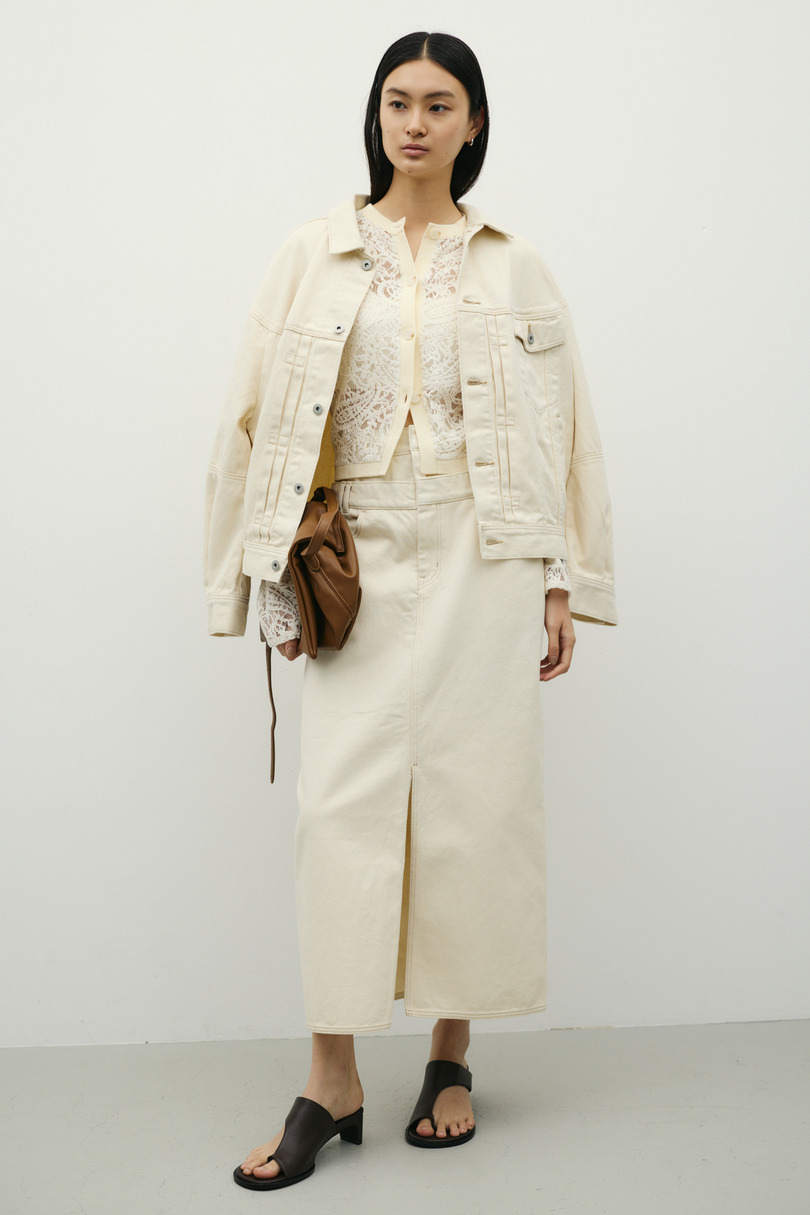 フォルムデニムジャケット 詳細画像 IVOY 3