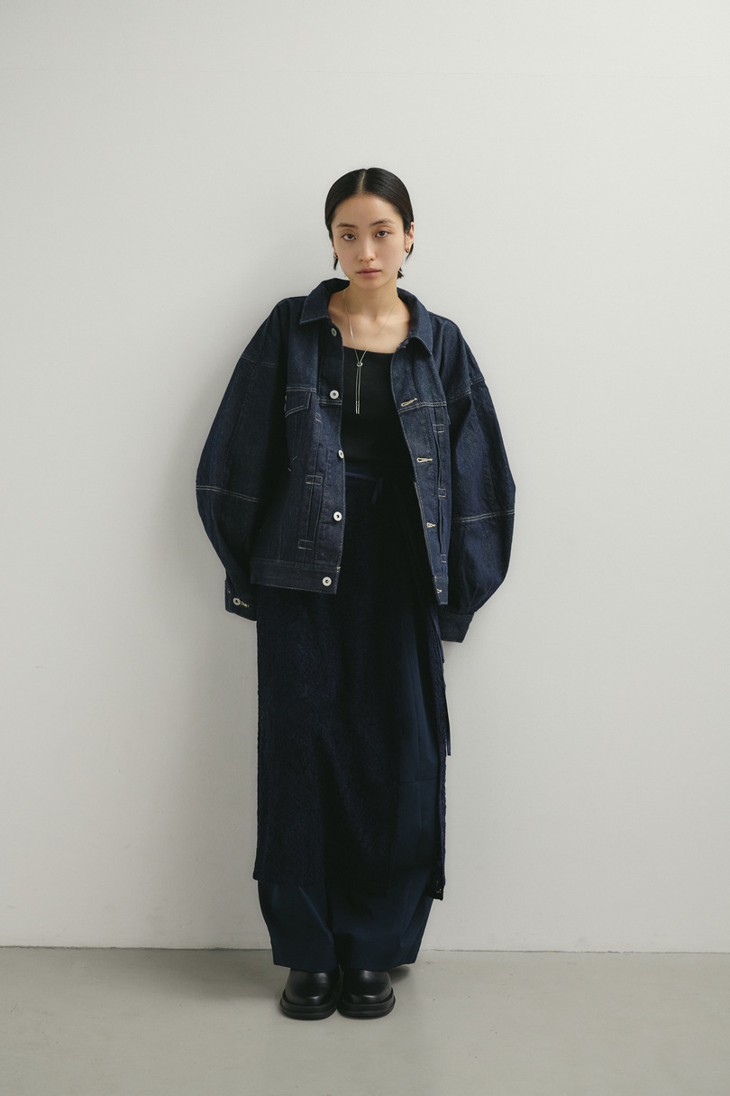 フォルムデニムジャケット 詳細画像 IDG 3