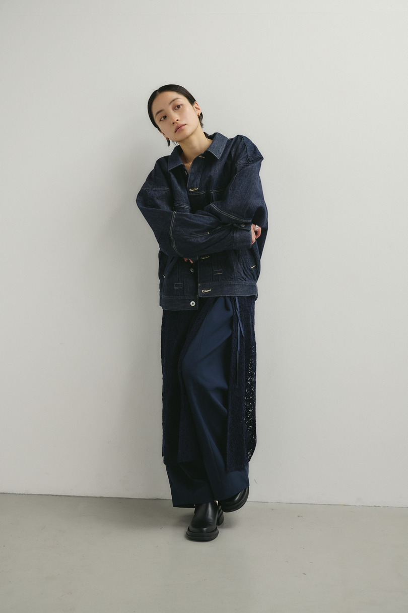 フォルムデニムジャケット 詳細画像 IDG 4