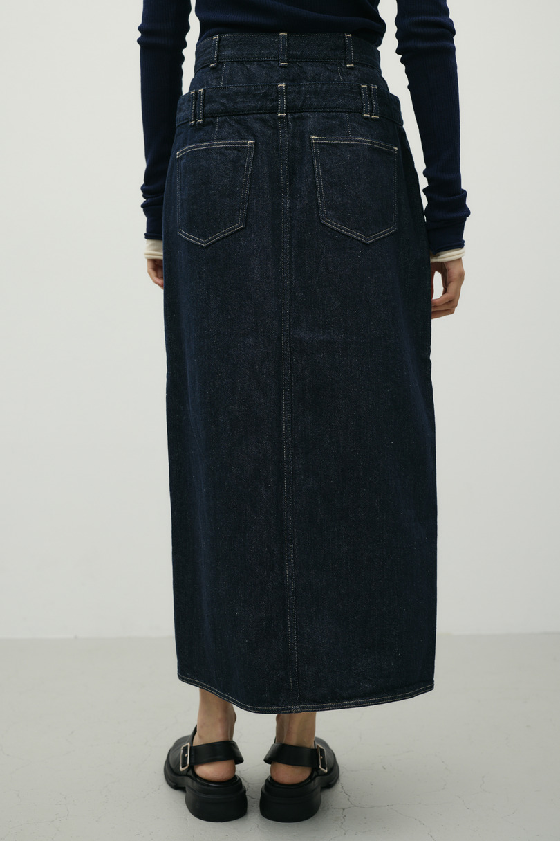 ダブルウエストデニムスカート 詳細画像 IDG 5