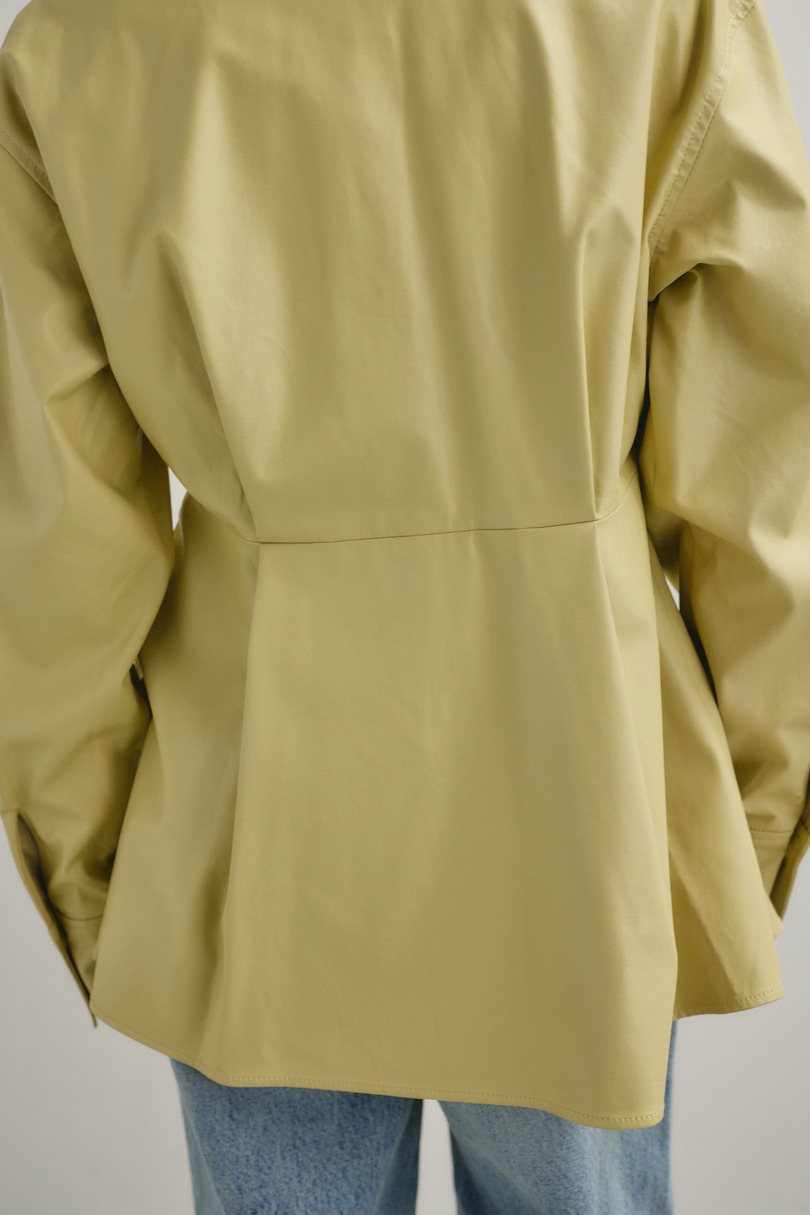 フェイクレザータックシャツ 詳細画像 BEG 11