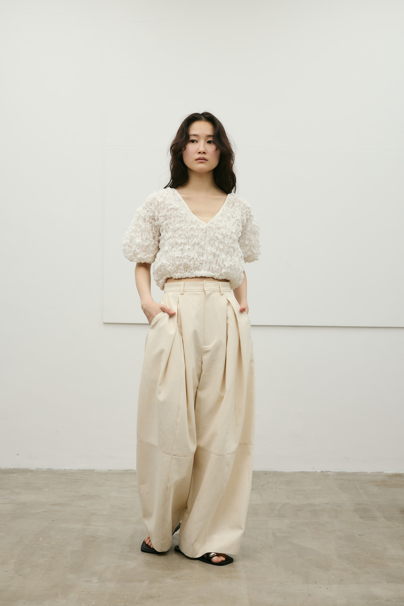 フラッフィーショートトップ 詳細画像 WHT 3