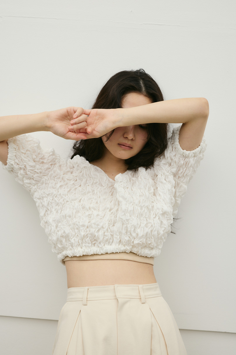 フラッフィーショートトップ 詳細画像 WHT 5