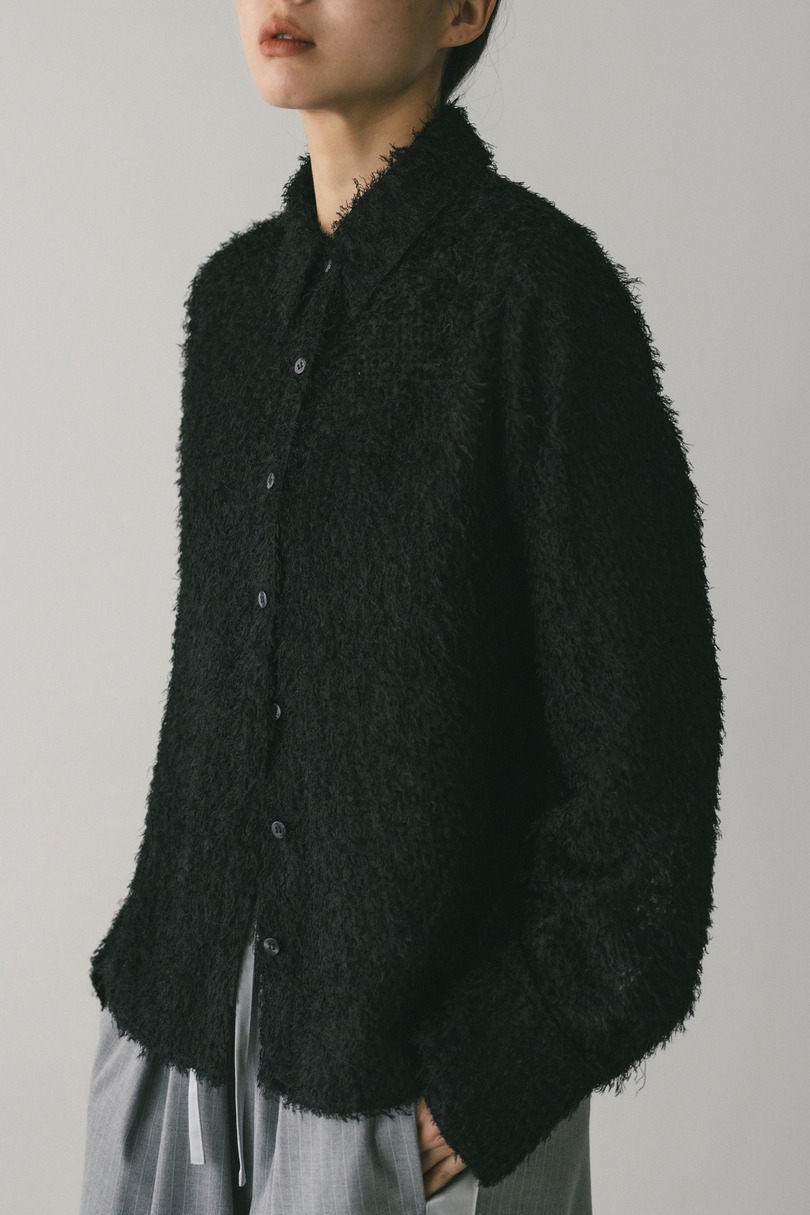 フリンジフェザーシャツ 詳細画像 BLK 2