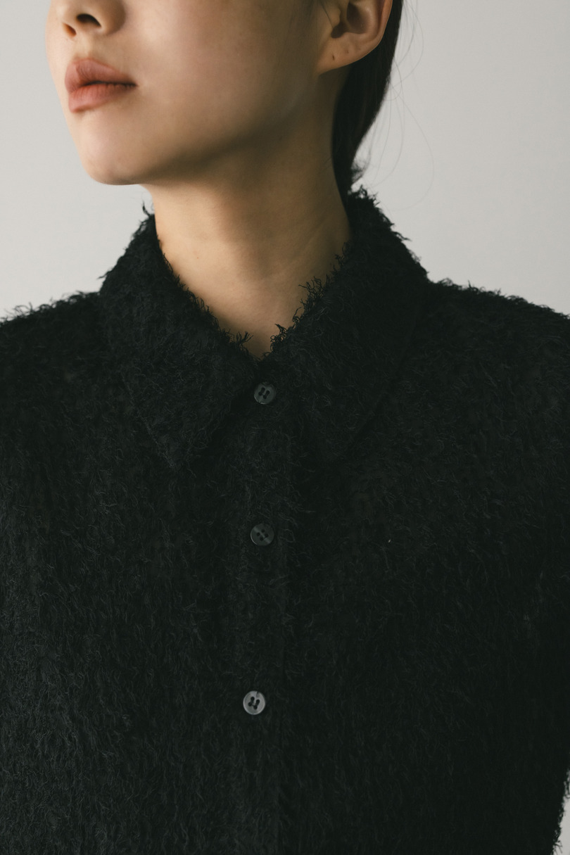 フリンジフェザーシャツ 詳細画像 BLK 6