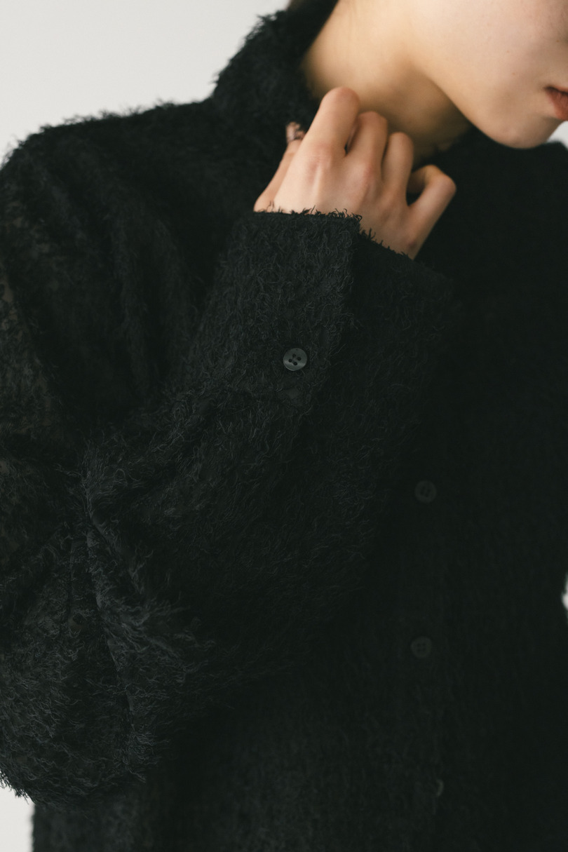 フリンジフェザーシャツ 詳細画像 BLK 8