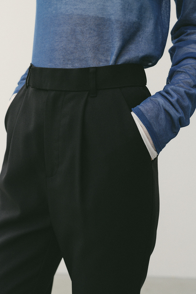 プリーツスカートレイヤードパンツ 詳細画像 BLK 13