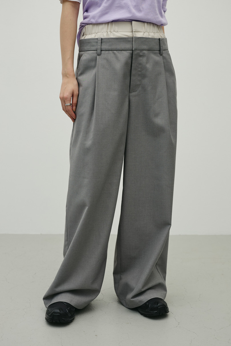 レイヤードローウエストパンツ