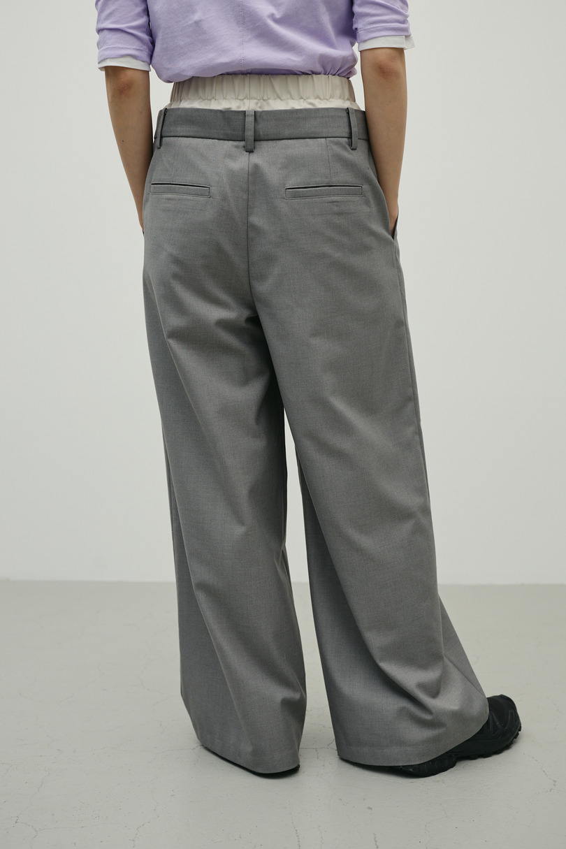 レイヤードローウエストパンツ 詳細画像 GRY 5