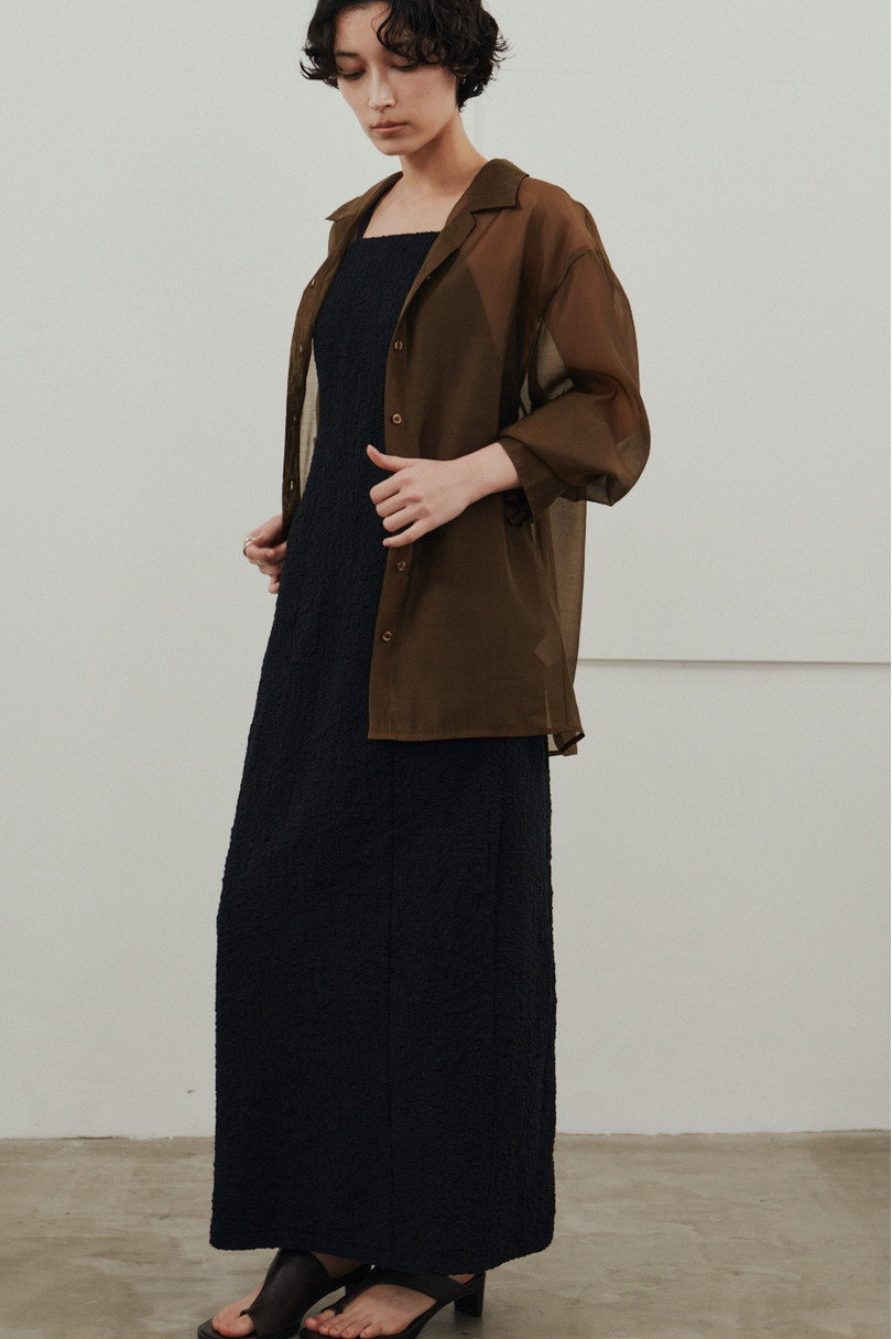 バックオープンナローキャミドレス 詳細画像 BLK 3