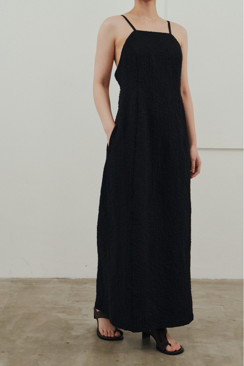 バックオープンナローキャミドレス 詳細画像 BLK 7