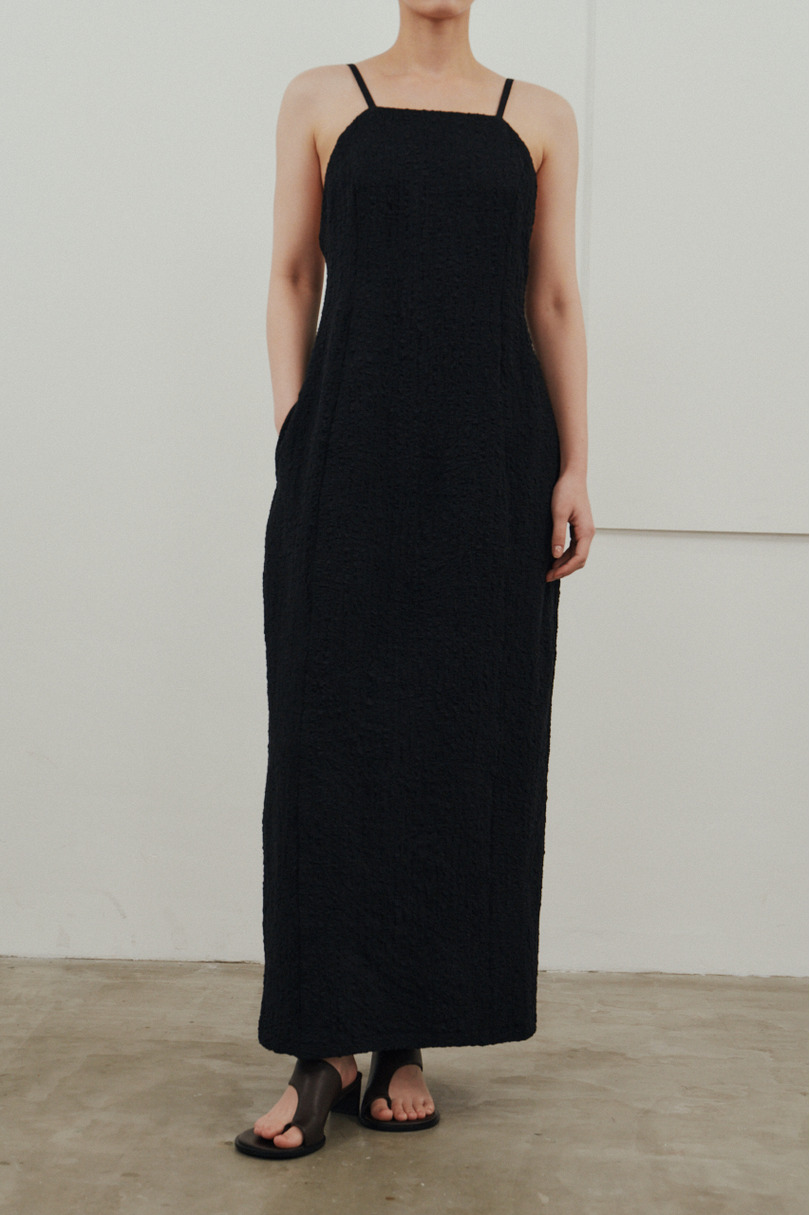 バックオープンナローキャミドレス 詳細画像 BLK 8