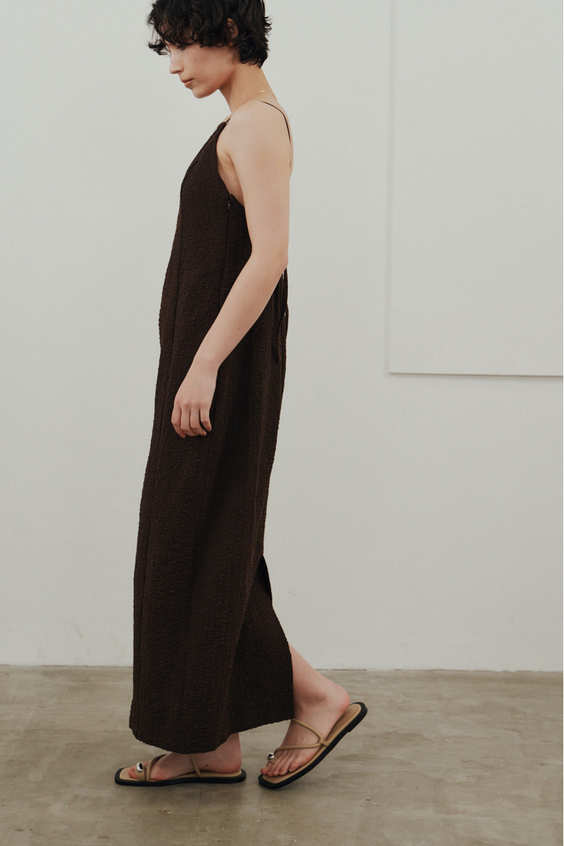 バックオープンナローキャミドレス 詳細画像 BRN 4