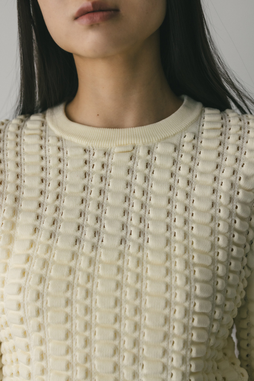 フラッフィーニットトップ 詳細画像 WHT 4