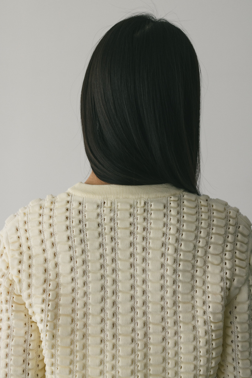 フラッフィーニットトップ 詳細画像 WHT 8