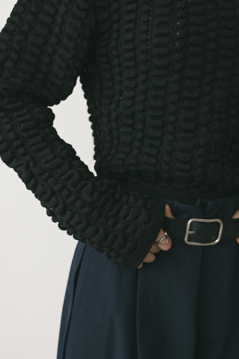 フラッフィーニットトップ 詳細画像 BLK 5