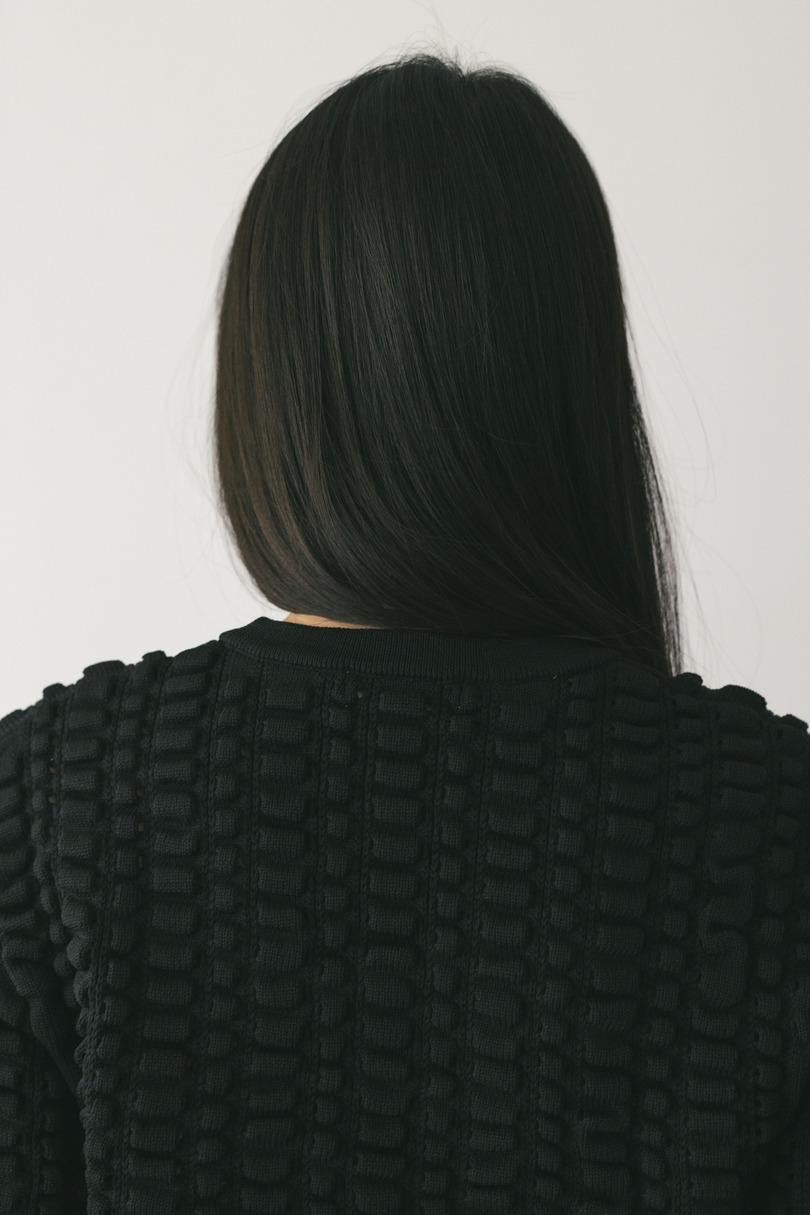 フラッフィーニットトップ 詳細画像 BLK 7