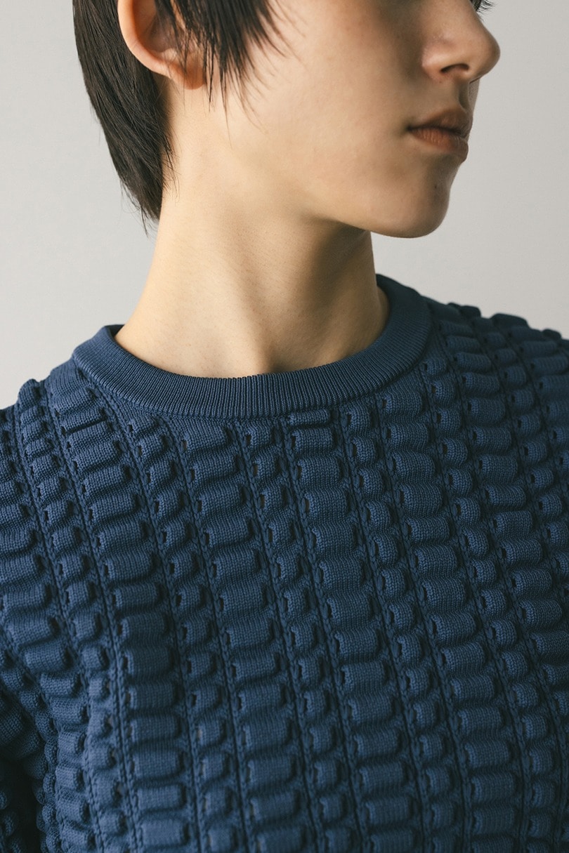 フラッフィーニットトップ 詳細画像 BLU 4