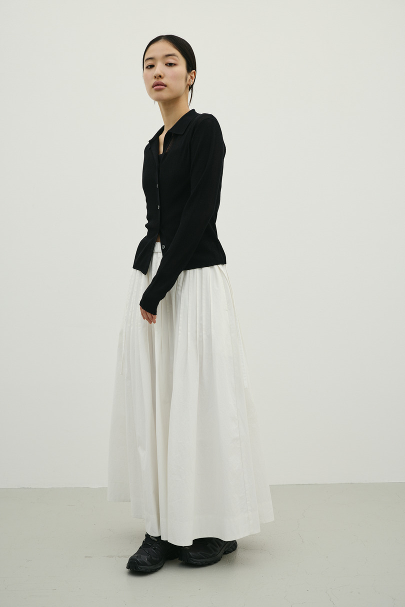 スキッパーニットトップ 詳細画像 BLK 2