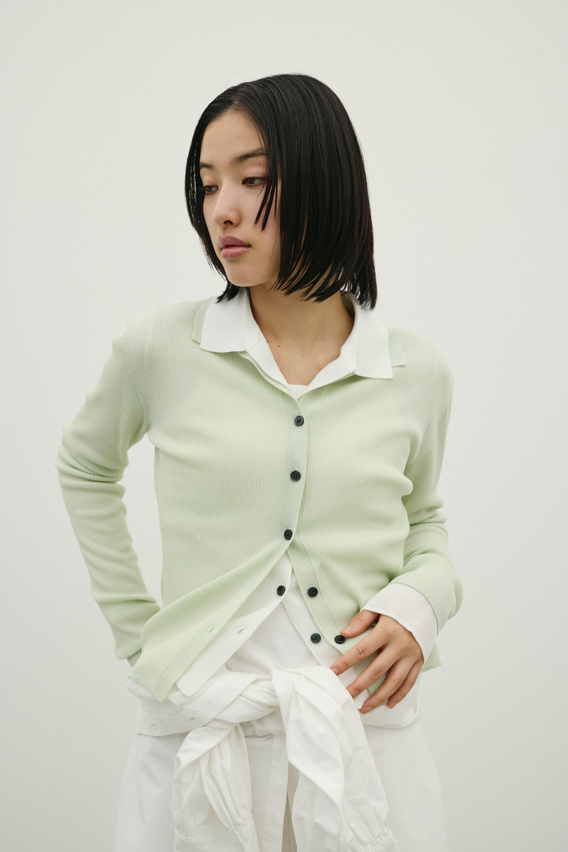 スキッパーニットトップ 詳細画像 MINT 3