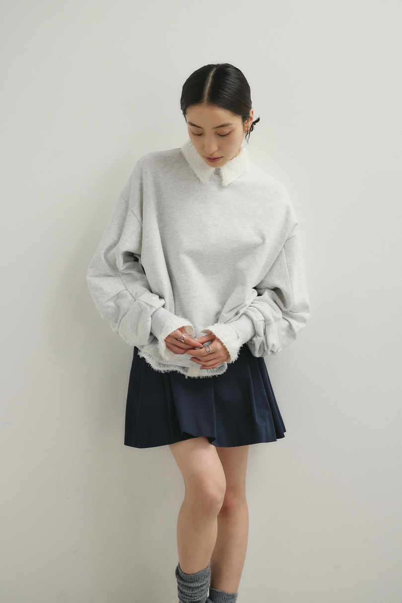 タックスリーブスウェットトップ 詳細画像 L/GRY 3