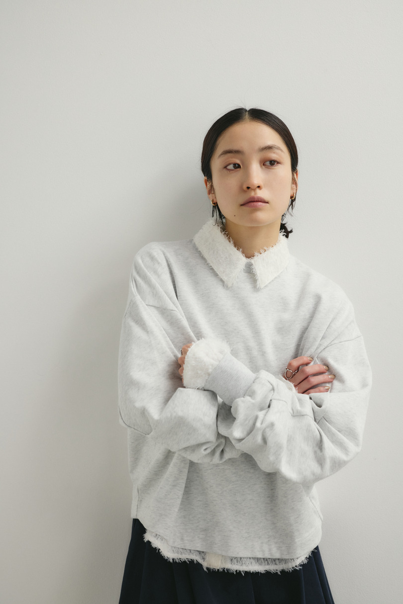 タックスリーブスウェットトップ 詳細画像 L/GRY 4