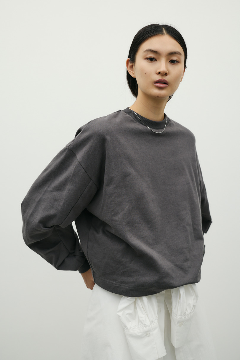 タックスリーブスウェットトップ 詳細画像 C.GRY 4