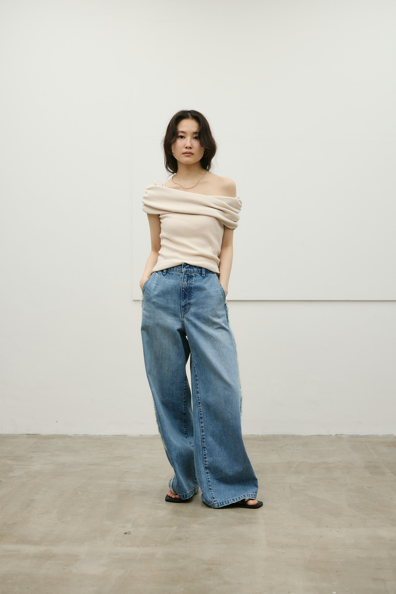 ギャザーオフショルトップ 詳細画像 IVOY 3