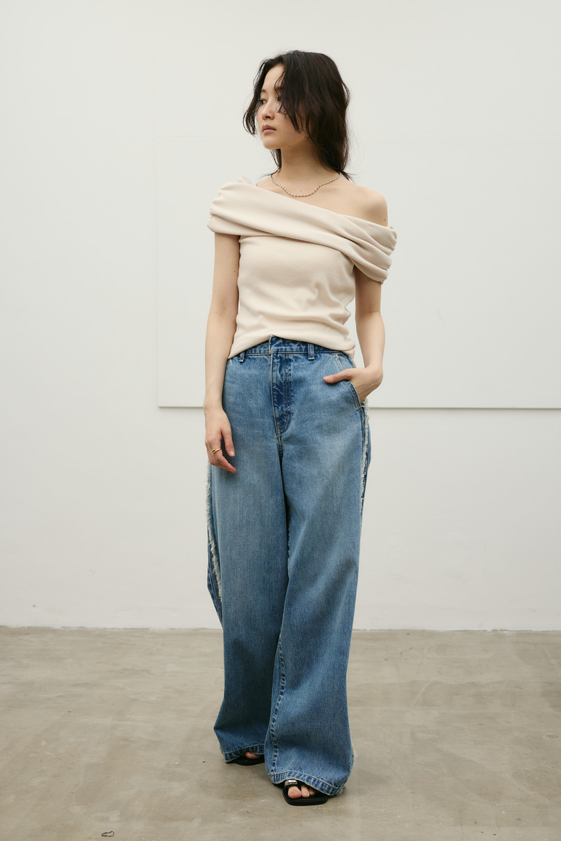 ギャザーオフショルトップ 詳細画像 IVOY 4