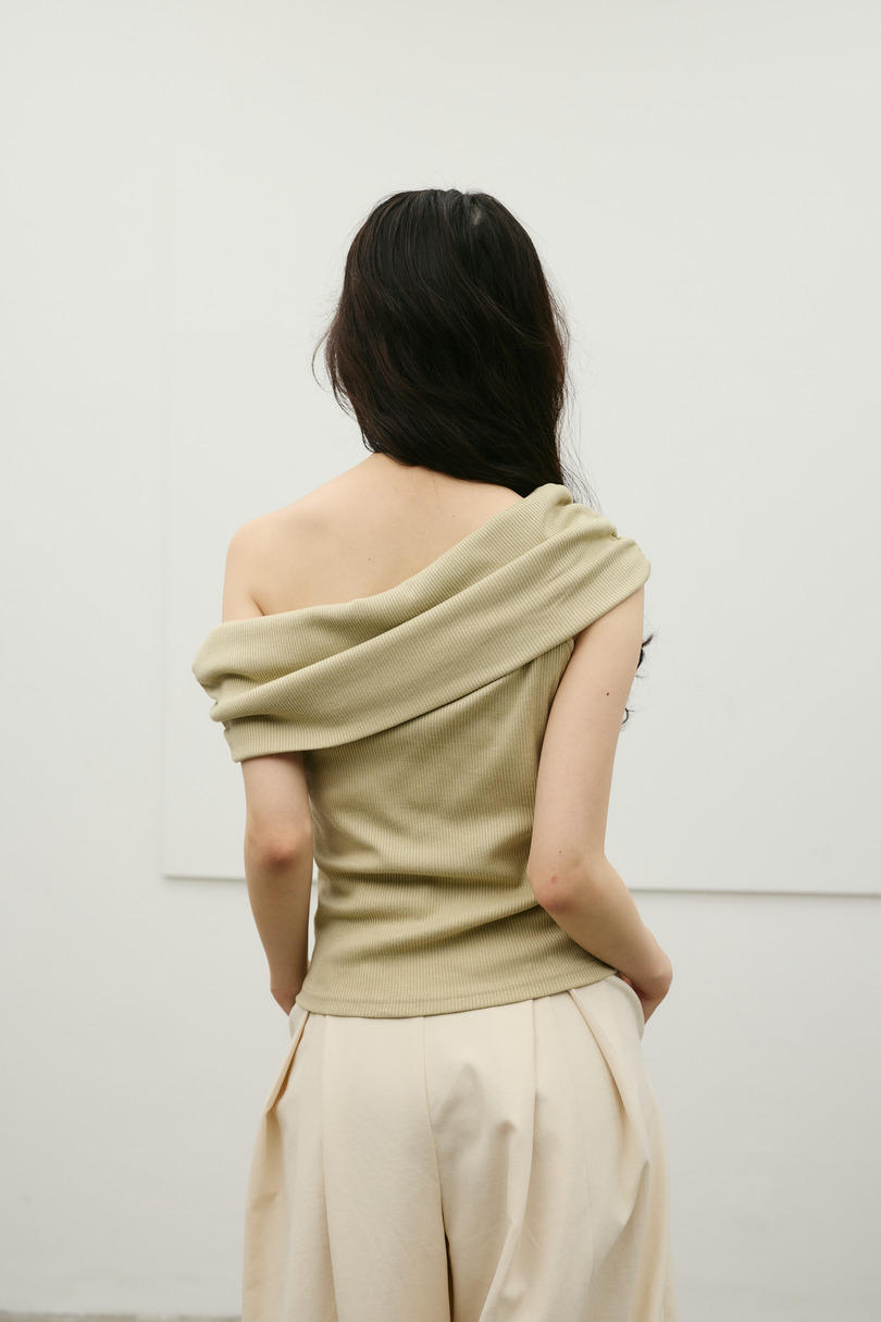 ギャザーオフショルトップ 詳細画像 L/GRN 8